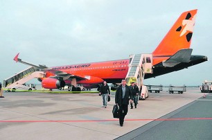 «Шахтер» улетел в Дортмунд на самолете-банкроте